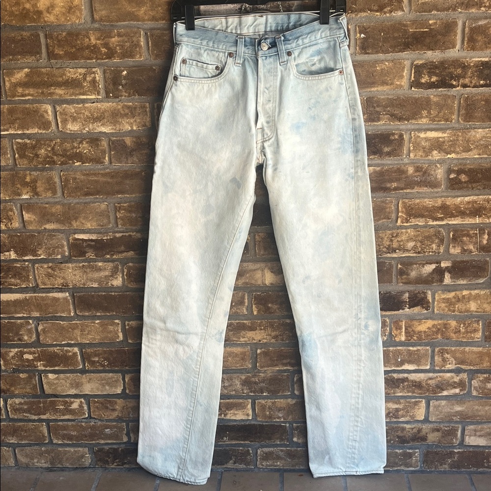 Vintage Levi 501s selvage bleached splattered 1981❣️USA***